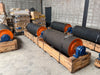 METSO 25" x 68" Heavy-Duty Mining Conveyor Tail / Return Drum Pulley PF 219027-P10523001