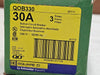 SQUARE D 30 Amp 240 Volts 3 Pole Circuit Breaker QOB330 (Box of 3)