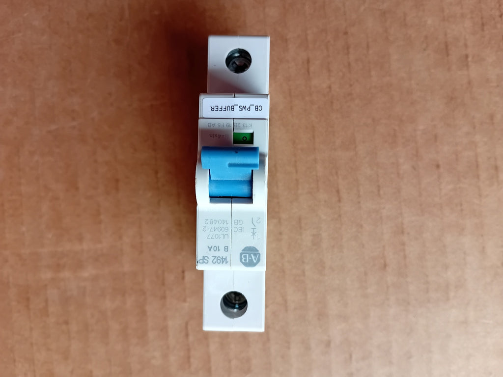 ALLEN-BRADLEY 10 Amp, 1 Pole Miniature Circuit Breaker 1492-SPM1B100