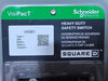 SQUARE D 30 Amp 600 Volts Fusible Heavy Duty Safety Switch VH361