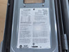 SQUARE D 30 Amp 600 Volt Non-Fusible Disconnect Switch CHU361AWK