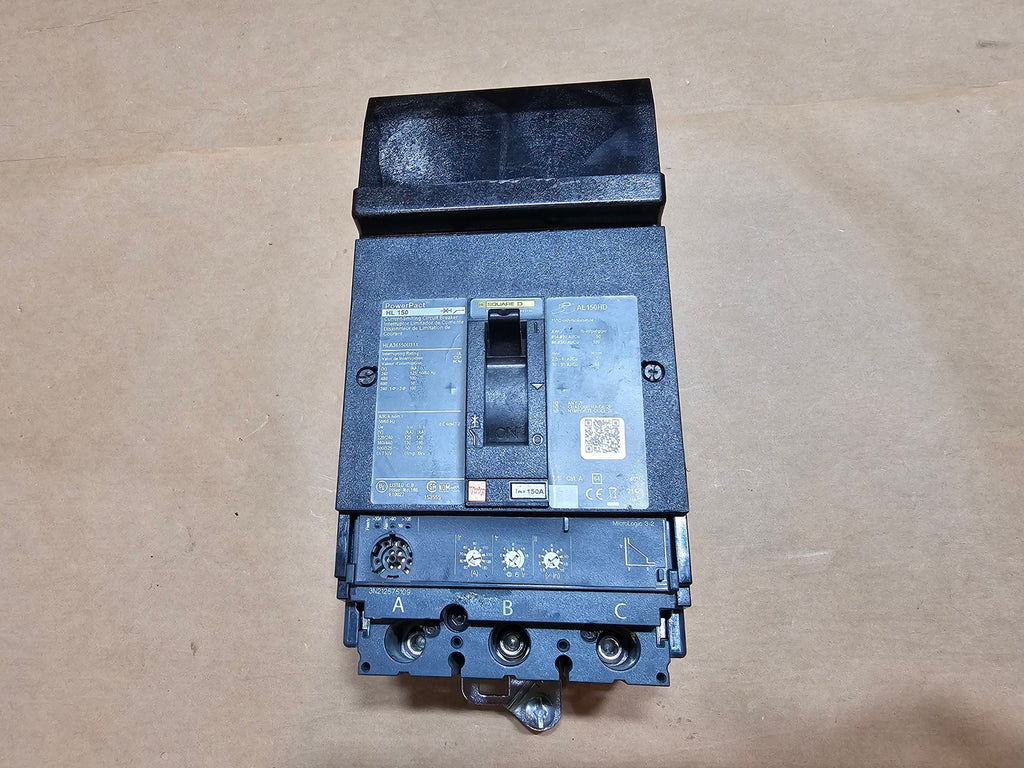 SCHNEIDER ELECTRIC 150 Amp, 3 Pole, 600 Volt Circuit Breaker HLA36150U31X