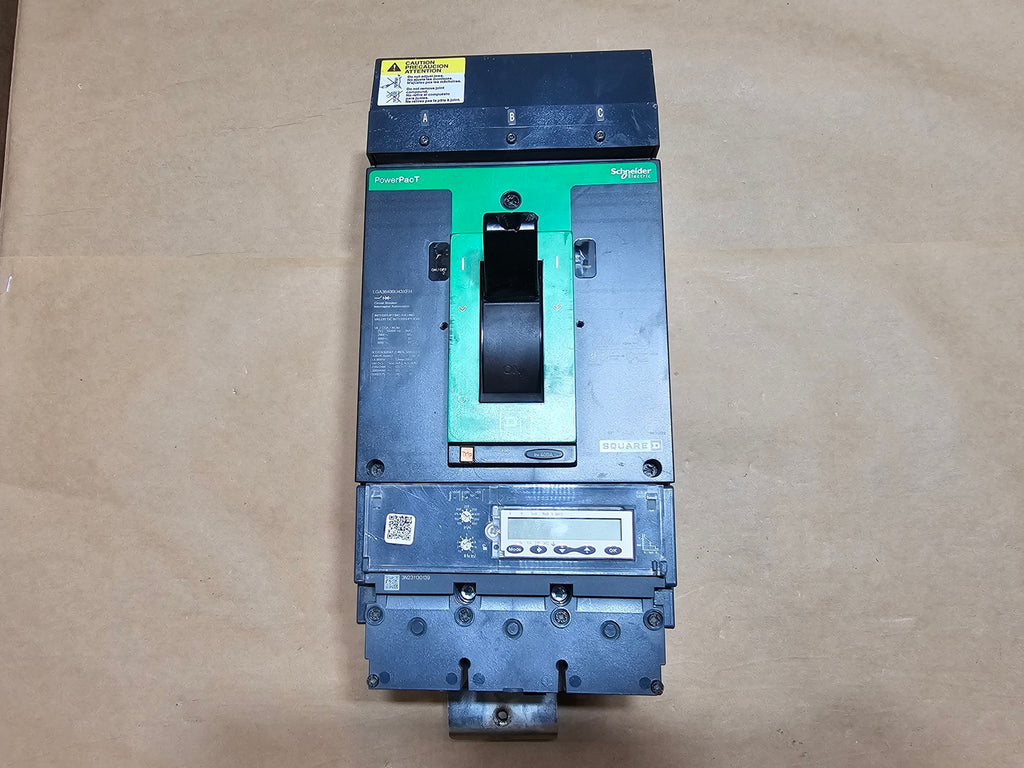 SCHNEIDER ELECTRIC 400 Amp, 600 Volt, 3 Pole Circuit Breaker LGA36400U43XEH