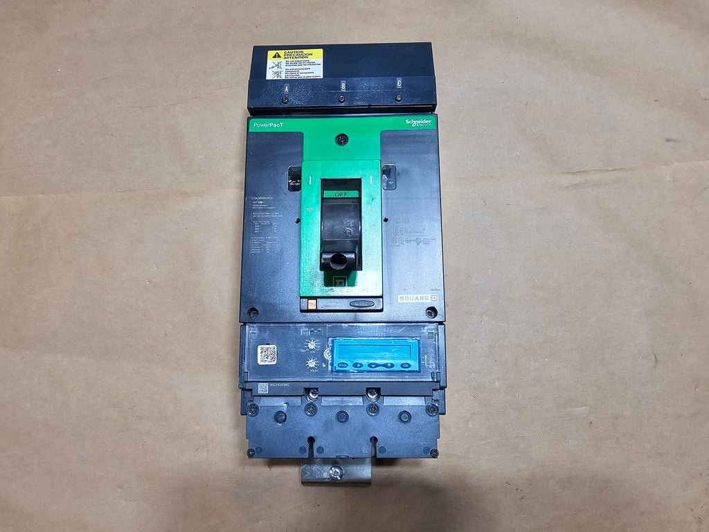 SQUARE D 600 Amp 600 Volts 3 Pole Circuit Breaker LGA36600U43X w/ 400 Amp Trip Unit  