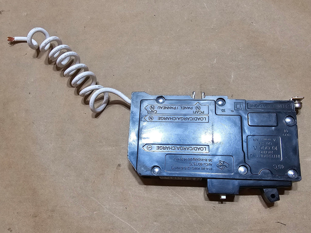 SQUARE D 20 Amp 120/240 Volts 1 Pole Circuit Breaker QOB120CAFI 