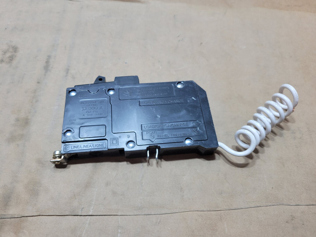 SQUARE D 15 Amp 120 Volts 1 Pole Circuit Breaker QOB115CAFI