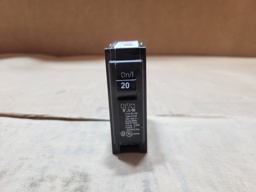 EATON 20 Amp 120/240 Volts 1 Pole Circuit Breaker BR120