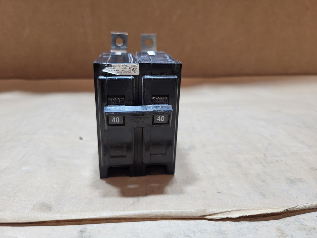 CUTLER-HAMMER 40 Amp, 2 Pole, 120/240 Volts Circuit Breaker BA240