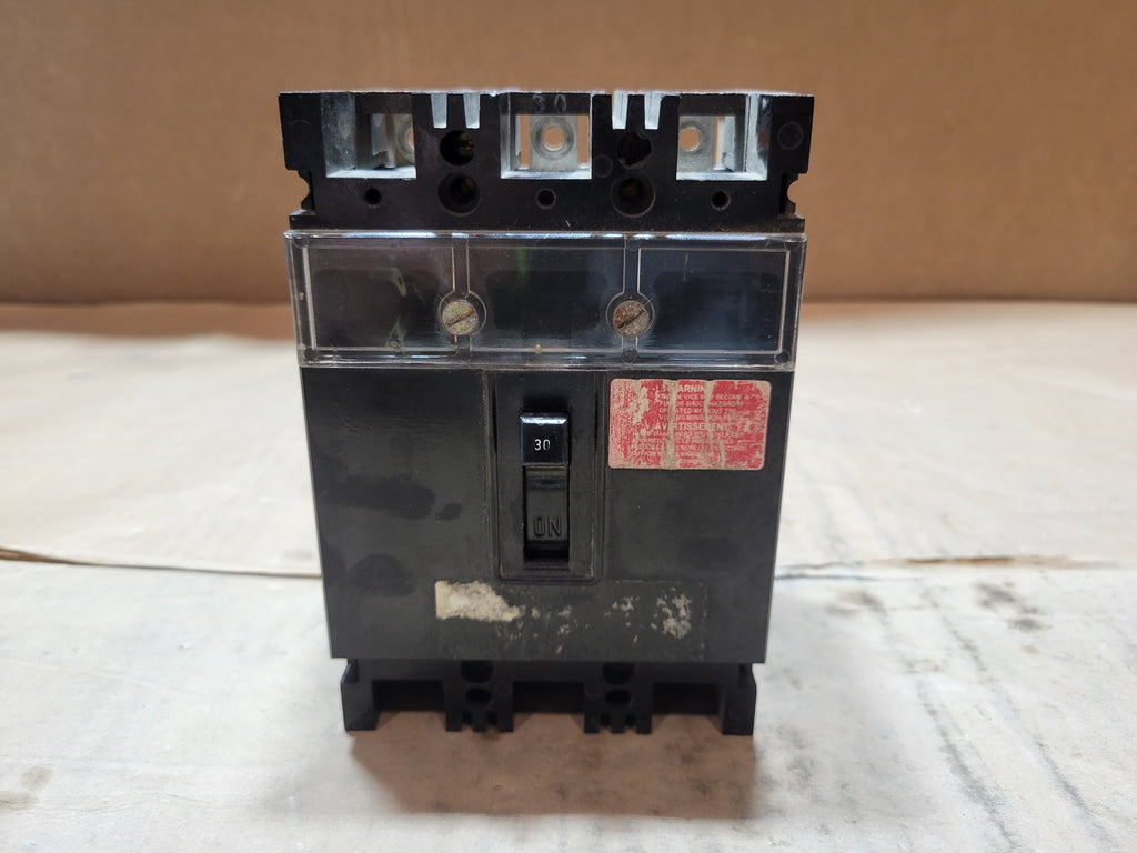 WESTINGHOUSE FB3030 30A 3-Pole 600V Molded Case Circuit Breaker 