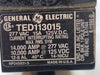 GENERAL ELECTRIC TED113015 15A 1-Pole Bolt-On Thermal Magnetic Circuit Breaker 277VAC