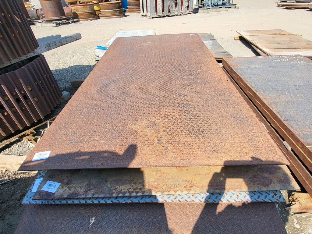 1/4" x 4' x 8' Steel Plate Floor Material
