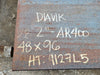 2" x 4' x 8' Steel Plate AR400