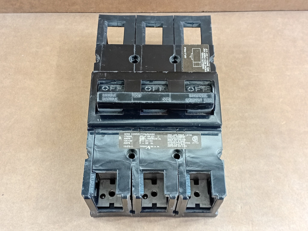 COMMANDER 200 Amp, 3 Pole, 240 Volt Circuit Breaker QFL3200