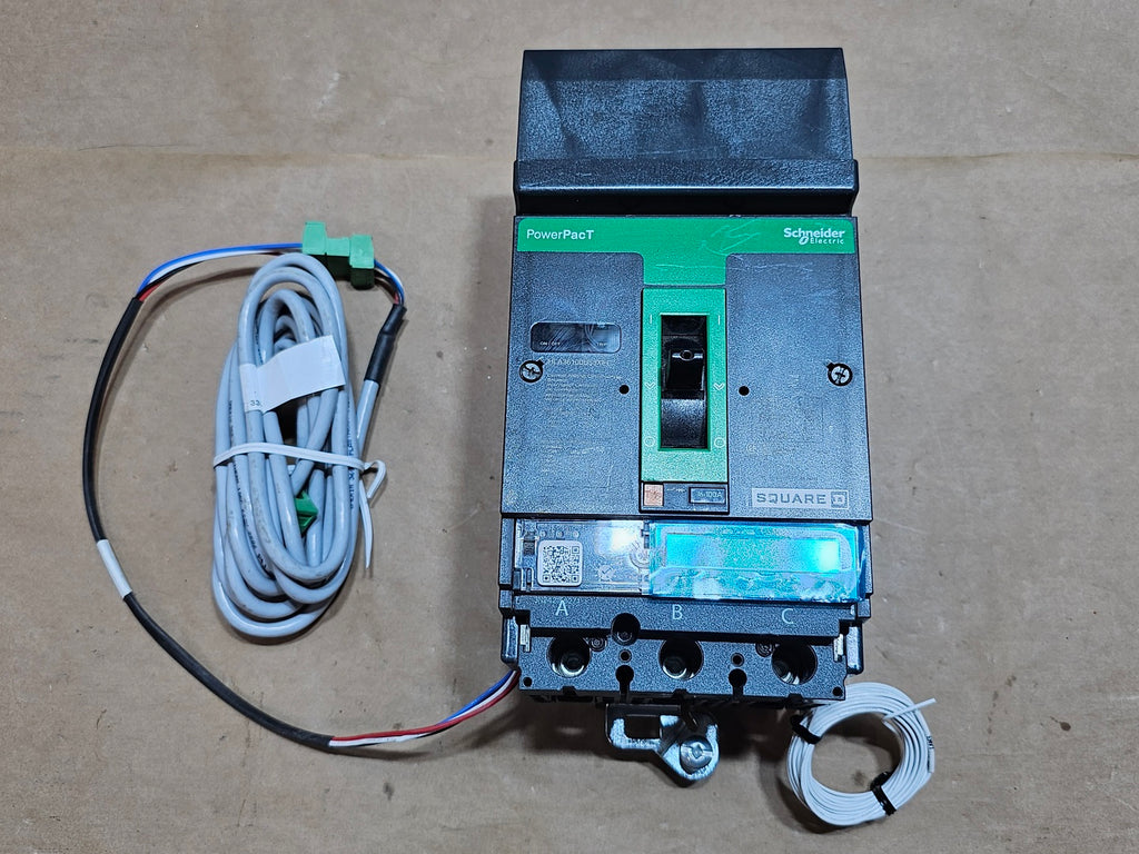SCHNEIDER ELECTRIC HLA36100U53XEL PowerPacT HL 150 Circuit Breaker 100A, 3-Pole, 600VAC, Micrologic Electronic Trip