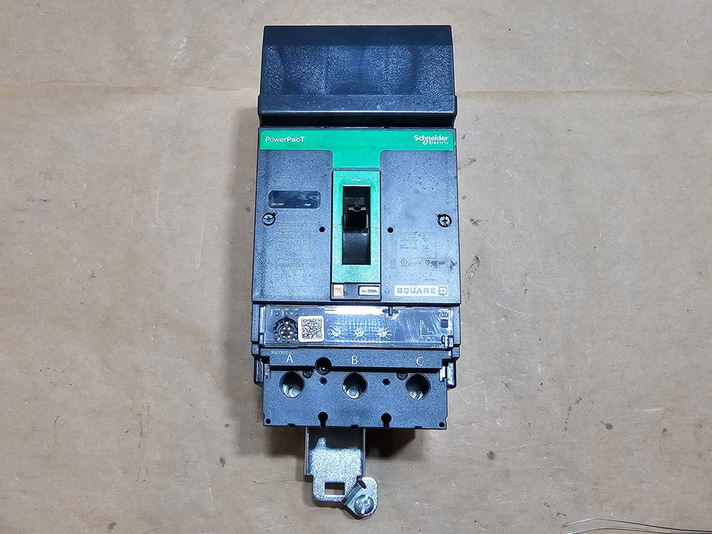 SCHNEIDER PowerPacT JR250 JRA36250U33X 250A 3P I-Line Molded Case Circuit Breaker | 600VAC | Micrologic 3.2S