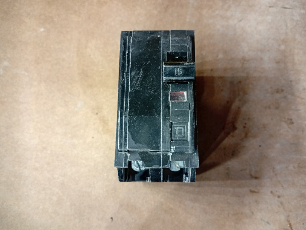 SQUARE D 15 Amp, 2 Pole, 120/240 Volts Circuit Breaker QO215