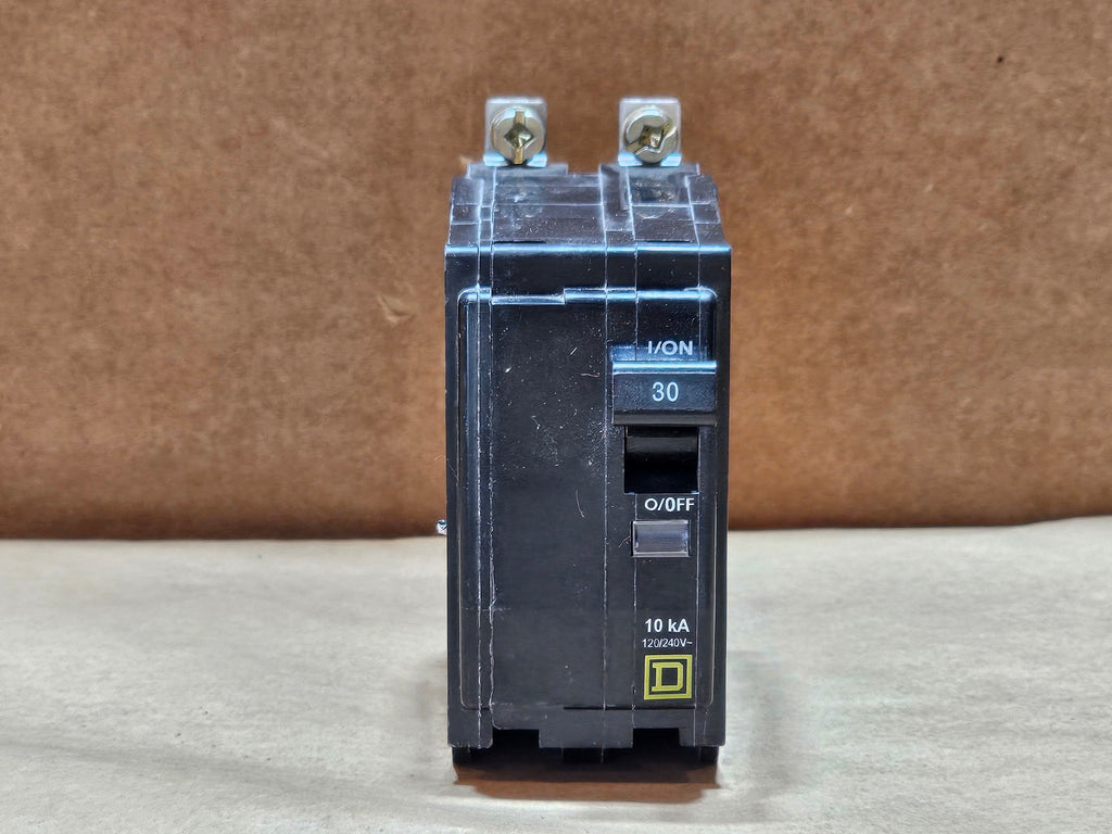 SQUARE D 30 Amp, 2-Pole, 120/240V Bolt-on Circuit Breaker QOB230