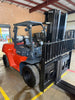 TOYOTA 7FGU70 LP Forklift | 15,500 lb Capacity | 3-Stage 172" Mast | Side Shift | 3,373 Hours | New Solid Pneumatic Tires