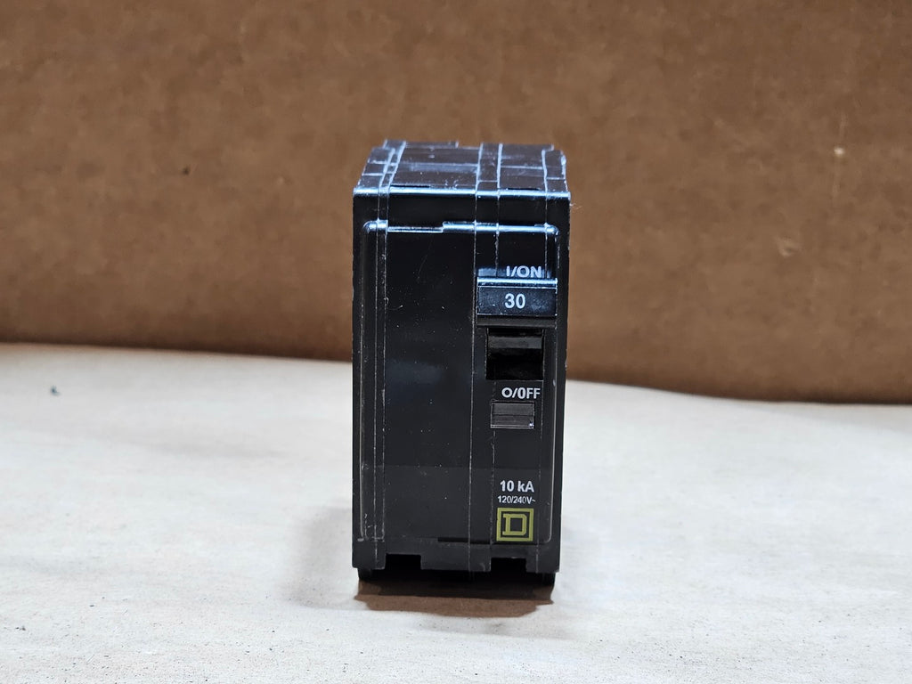 SQUARE D QO130 30A 1-Pole Plug-In Thermal Magnetic Circuit Breaker 120/240V 10kA