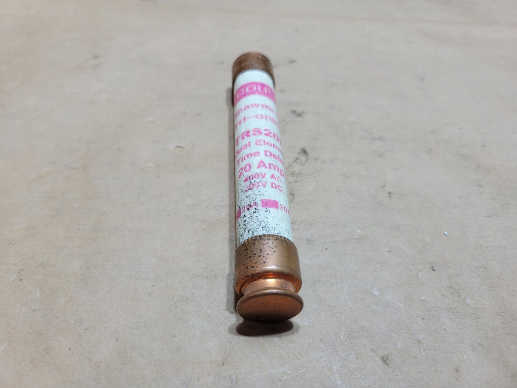 GOULD SHAWMUT 20 Amp, 600 Volt, Class RK5 Time Delay Fuse TRS20R