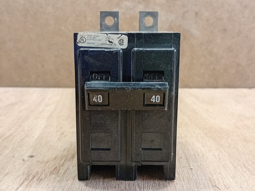 CUTLER-HAMMER BA240 Quicklag 40A 2-Pole 120/240V Bolt-On Circuit Breaker 10kA