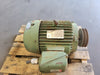 TOSHIBA BY754FLFF3BSHD03 7.5 HP 460V 1750 RPM 213T 3-Phase TEFC Electric Motor w/ Multi-Groove V-Belt Pulley
