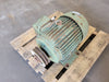 TOSHIBA BY754FLFF3BSHD03 7.5 HP 460V 1750 RPM 213T 3-Phase TEFC Electric Motor w/ Multi-Groove V-Belt Pulley
