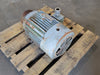 HYUNDAI HJS215SR235 10 HP 230/460V 3-Phase TEFC Inverter Duty AC Motor 1765 RPM 215T Frame w/ Double-Groove V-Belt Pulley