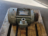 HYUNDAI HJS215SR235 10 HP 230/460V 3-Phase TEFC Inverter Duty AC Motor 1765 RPM 215T Frame w/ Double-Groove V-Belt Pulley