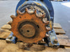 SUMITOMO SM-CYCLO CHH-6175Y-29 29:1 Shaft Mounted Gear Reducer 1750 RPM Input w/ Chain Sprocket & Dual V-Belt Pulley