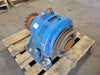 SUMITOMO SM-CYCLO CHH-6175Y-29 29:1 Shaft Mounted Gear Reducer 1750 RPM Input w/ Chain Sprocket & Dual V-Belt Pulley