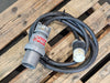 APPLETON ACP6034BC Powertite 60A 600VAC 3W 4P Hazardous Location Plug Cable Assembly w/ Hubbell 30A 600V 3ph Connector