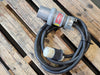 APPLETON ACP6034BC Powertite 60A 600VAC 3W 4P Hazardous Location Plug Cable Assembly w/ Hubbell 30A 600V 3ph Connector