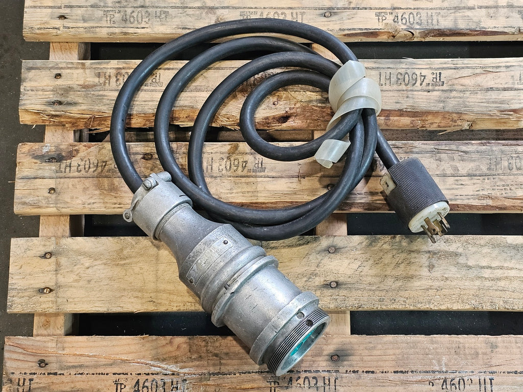 CROUSE-HINDS APJ10465 100A 3-Wire 4-Pole Arktite Pin & Sleeve Connector Cable Assembly