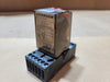 SCHRACK MT301024 24VDC 3PDT Industrial Plug-In Relay w/ MT78740 Screw Terminal Socket Base 10A