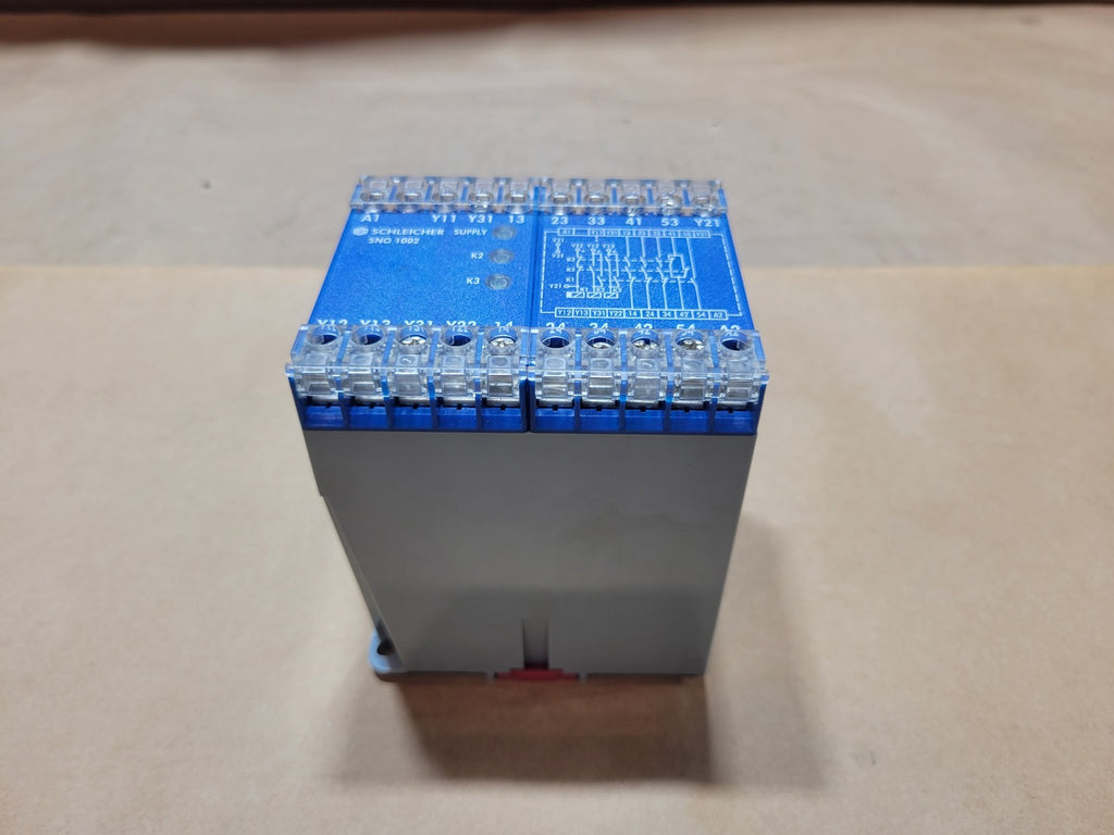 SCHLEICHER 24VDC Category 4 Emergency Stop Safety Relay SNO 1002 18813647