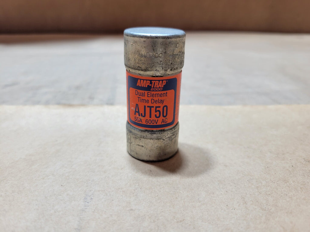 FERRAZ SHAWMUT Amp-Trap 2000 50A 600V Class J Time-Delay Fuse AJT50