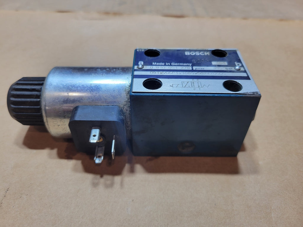 BOSCH Hydraulic Solenoid Directional Valve 081WV06P1V1089WS024 315 Bar 24VDC, 0-810-091-278