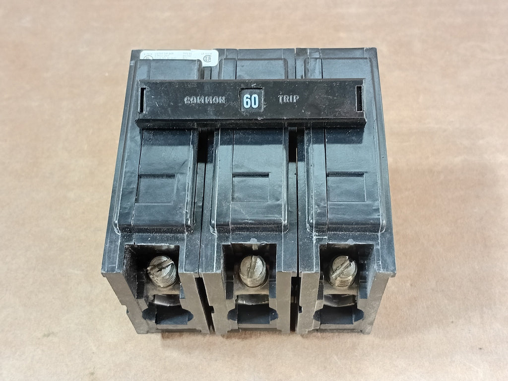 CUTLER-HAMMER 60 Amp, 3 Pole, 240 volts Circuit Breaker BAB3060H