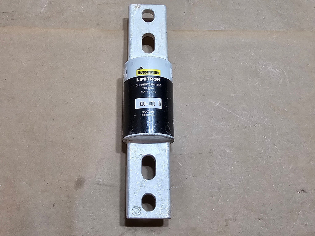 BUSSMANN LIMITRON KLU-1000 1000A 600VAC Class L Time Delay Current Limiting Fuse