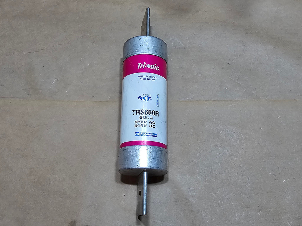 FERRAZ SHAWMUT TRS600R Tri-Onic SmartSpot 600A 600VAC/VDC Class RK5 Dual Element Time Delay Fuse