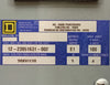 SQUARE D 100 Amp, 208Y/120 Volt, 3-Ph, 25 Circuits Panelboard 12-23951631-002