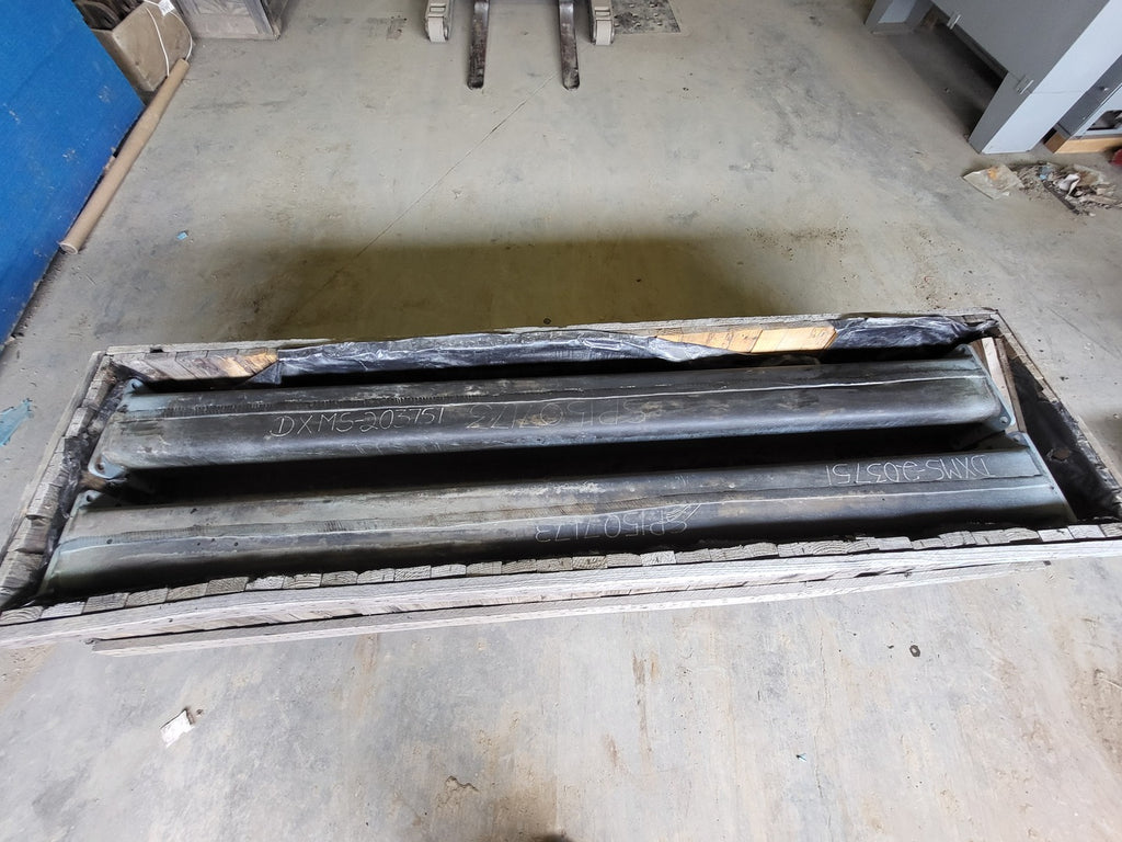 TEMA SYSTEMS, INC. SM203751 (DXMS-203751) Rubber-Coated Vibrating Screen Cross Members 180 mm Square x 2440 mm 