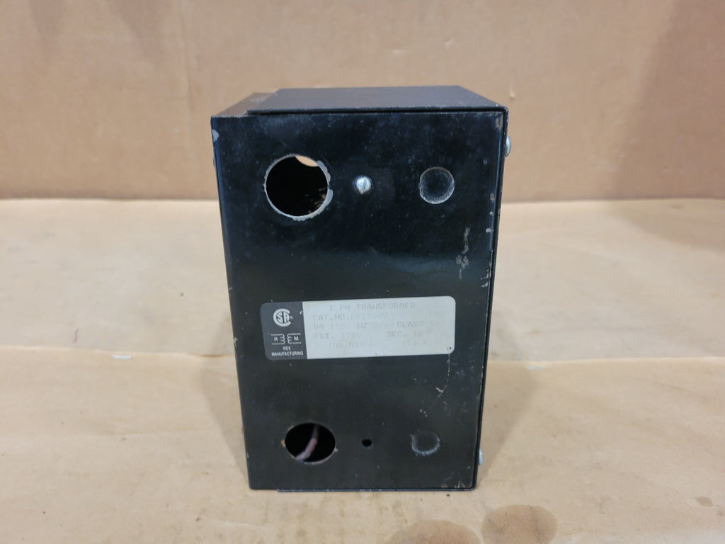 REX MANUFACTURING CE150VA 150VA Single-Phase Control Transformer 120V Primary 12V Secondary Enclosed