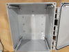 INTEGRA ENCLOSURES Premium Series 12x10 Industrial Electrical Enclosure w/ SBP1210 Steel Back Panel, SBP86 Panel & MFKG-P10 Mounting Feet