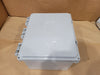 INTEGRA ENCLOSURES Premium Series 12x10 Industrial Electrical Enclosure w/ SBP1210 Steel Back Panel, SBP86 Panel & MFKG-P10 Mounting Feet