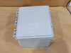 INTEGRA ENCLOSURES Premium Series 12x10 Industrial Electrical Enclosure w/ SBP1210 Steel Back Panel, SBP86 Panel & MFKG-P10 Mounting Feet