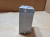 THOMAS & BETTS Red Dot S100CN 1/2" 3-Hole Weatherproof Cast Aluminum Outlet Box Silver
