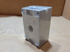 THOMAS & BETTS Red Dot S100CN 1/2" 3-Hole Weatherproof Cast Aluminum Outlet Box Silver