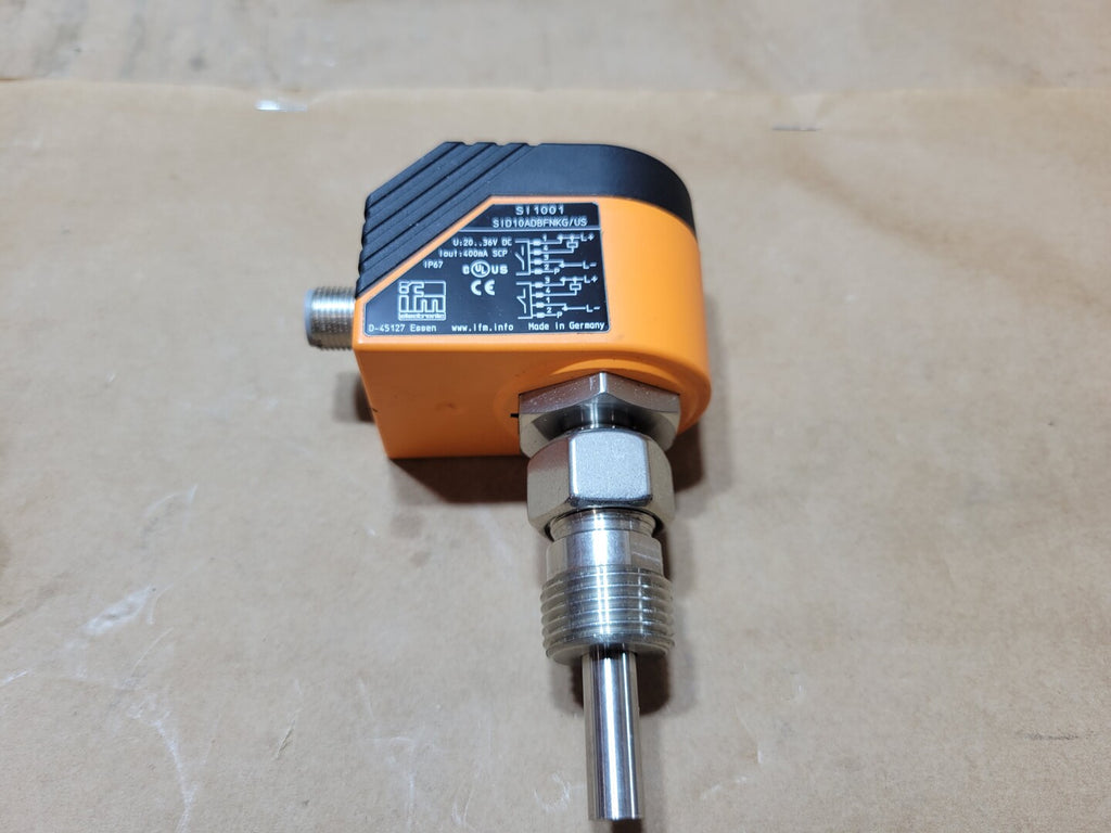 EFECTOR SI1001 SID10ADBFNKG/US Electronic Flow Monitor Flow Switch 20-36V DC IP67